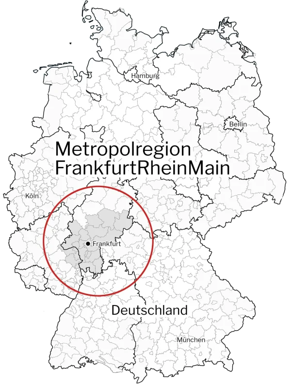 Einsatzgebiet von expert check – Karte